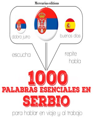 cover image of 1000 palabras esenciales en croatoserbio